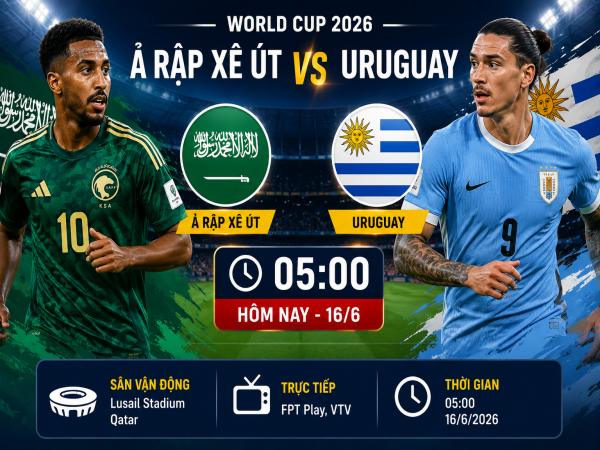 Số liệu về đội hình dự kiến Ả Rập Xê Út gặp Uruguay hôm nay